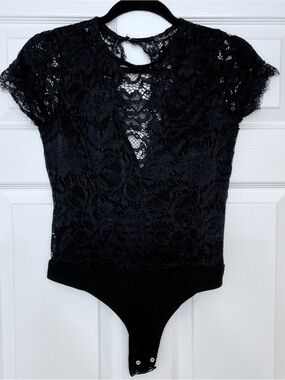 Dynamite Black Lace Bodysuit Size Small